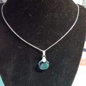 Swarovski Necklace in Sterling silver nickel free 20 inch